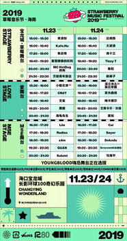 2019海南草莓音乐节全阵容公布，全票种25日12点全面开启预售